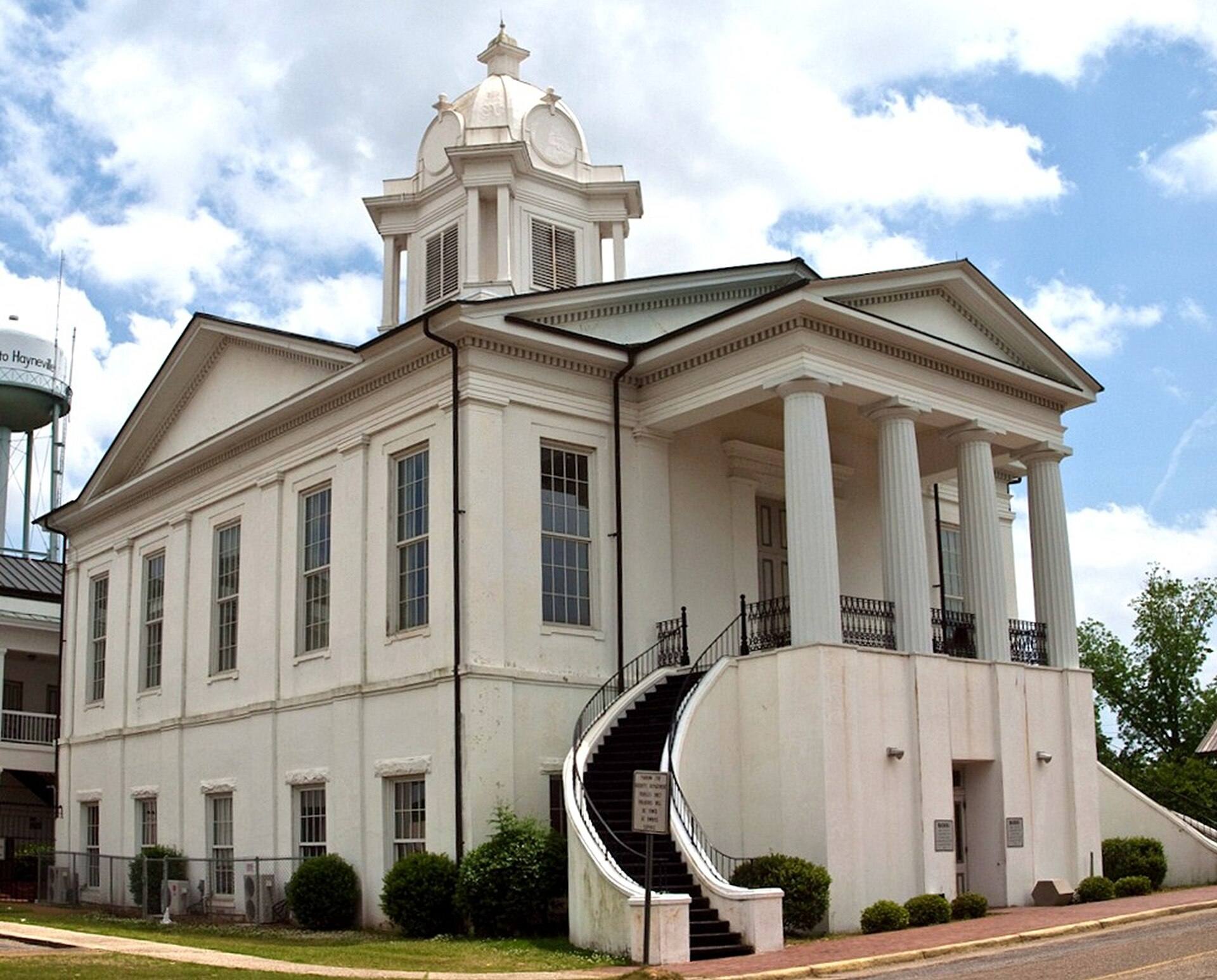 The Lowndes County Courthouse in Hayneville, Alabama.